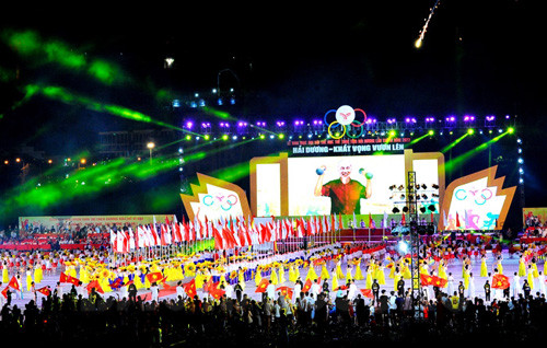 Tưng bừng khai mạc Đại hội Thể dục thể thao tỉnh Hải Dương lần thứ IX